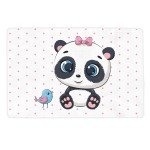 Dywan PANDA & PINK Foam 100x150 cm Róż biały
