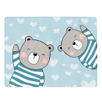 Dywan Foam BEAR MIŚ 120x160 Niebieski