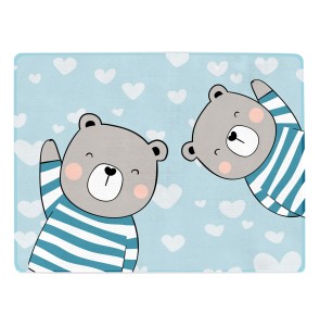 Dywan Foam BEAR MIŚ 120x160 Niebieski