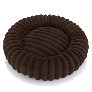 Legowisko Royal Lounge faux fur 90x90 cm Brąz
