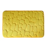 Rug Foam des Pierres stones 45x70 yellow