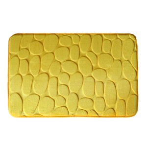Dywanik Foam DES PIERRES kamienie 45x70 Żółty