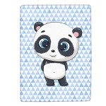 Dywan Foam PANDA TRÓJKĄTY 120X160 Niebieski Biały