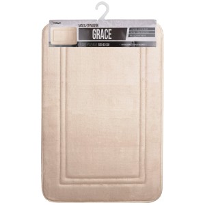 Dywanik GRACE Foam FRAME rama 40x60 Krem