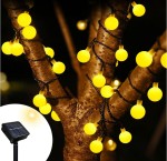Lampki solarne Balls Matt led 30 girlanda 4,5 m