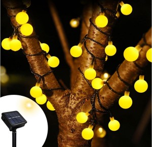 Lampki solarne Balls Matt led 30 girlanda 4,5 m
