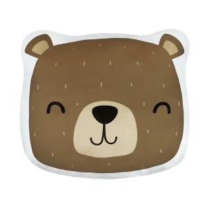 Poduszka kształt plusz TEDDY BEAR Miś 38 cm Brąz