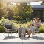 Zestaw PREMIUM 2 fotele + stolik  ELLIE szary