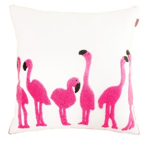 Poszewka aplikacja ZOO 45x45 cm FLAMINGO