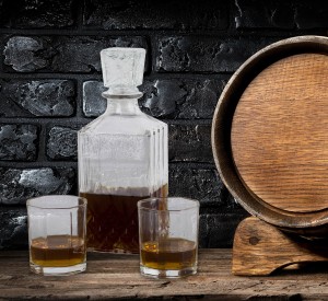 Zestaw GIFT BOX Whisky set: Karafka + 2 szklanki