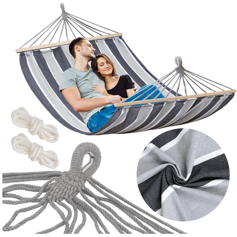 Hamak Ultimate XXL 220x160 cm Pasy Szary _5902340692547_miniatura.jpg