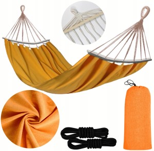 Dwuosobowy Hamak Yellow Island 280x150 Miodowy