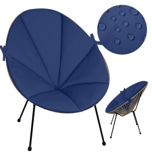 Poduszka na fotel ACAPULCO BIZU Oxford Navy Blue
