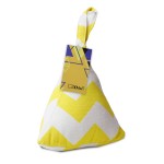 Stoper do Drzwi Yellow Stone Zygzak 22 cm żółty