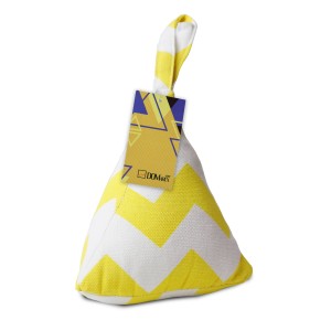 Stoper do Drzwi Yellow Stone Zygzak 22 cm żółty