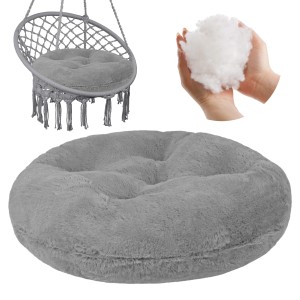 Poduszka okrągła IVY PLUSH Fi 65 cm Szary