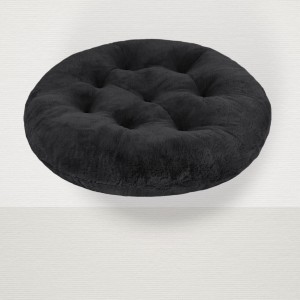 Poduszka okrągła IVY PLUSH Fi 65 cm Ciemny szary