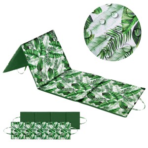 Mata plażowa 180x50x2 Oxford Green/Liście Banan. G