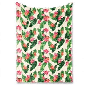 Koc Cactus mikroflanela 130x170 cm Multicolor