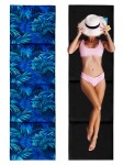 Mata plażowa 180x50x2 Oxford Czarny/Blue Passion G