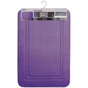 Dywanik GRACE Foam FRAME rama 40x60 cm Fiolet