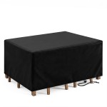 Pokrowiec na meble SOLANO 115*163*72cm czarny