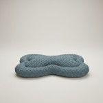 Legowisko dla psa XL PLUSHY BED futro 70x100 Grafi