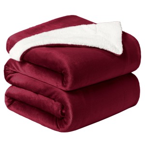 Koc MARLBOROUGH Sherpa Velvet 150x200 Bordo