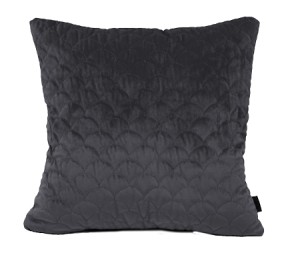 Poszewka pikowana ELITE VELVET 45x45 cm Grafit