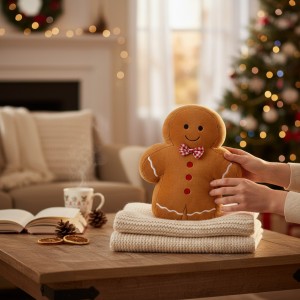 Stoper do Drzwi COOKIE MAN Ludzik Piernik karmel