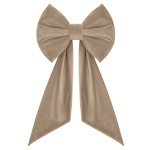 Kokarda Deco Velvet Glam Bow 50x40+50 cm Beż