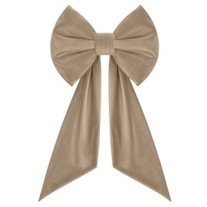 Kokarda Deco Velvet Glam Bow 50x40+50 cm Beż