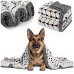 Koc DogGuru WoolyOne 100x150 cm Grafit + Sherpa gr